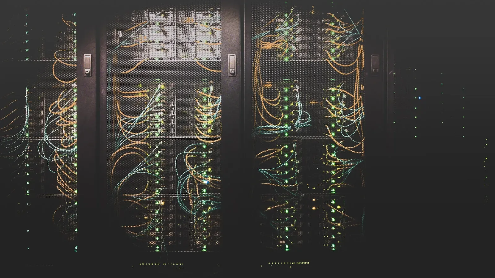 Server rack in a data center representing VPS hosting for Jellyfin and Plex